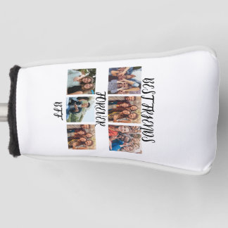 Personalised "Best Friends Forever" Photo Template Golf Head Cover