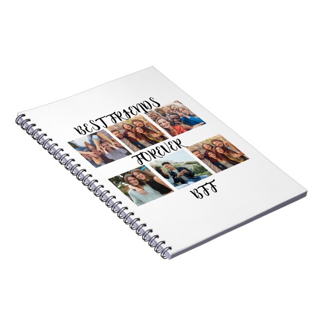Personalised "Best Friends Forever" Photo Template Notebook (Right Side)