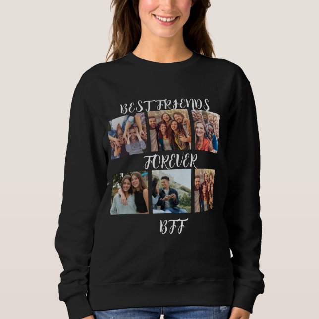 Personalised "Best Friends Forever" Photo Template Sweatshirt (Front)