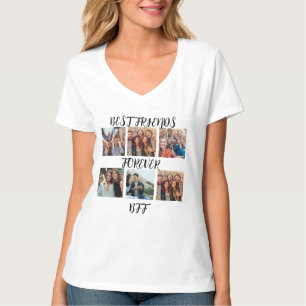 Personalised "Best Friends Forever" Photo Template T-Shirt