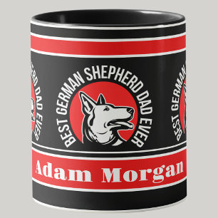 Personalised Best German Shepherd Dad Ever Mug