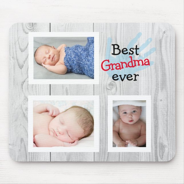 Personalised Best Grandma Ever  Mouse Pad (Front)