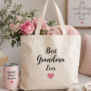 Personalised Best Grandma Nana Mimi Ever Tote Bag