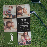 Personalised Best Grandpa by Par Photo Gift Golf Towel<br><div class="desc">Looking for the perfect gift for your golf-loving grandpa? Hand him something that will make him stand out on the fairway and remember his grandkids every time he swings his club. Our personalised golf-themed product lets you customise with 4 pictures, a sweet 'Best Grandpa by Par' pun, and a colour-customisable...</div>