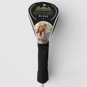 Personalised Best Hubby By Par Photo Golf Head Cover