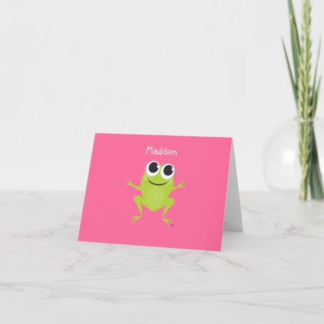 Personalised Best Life FROG Notecard (Front)