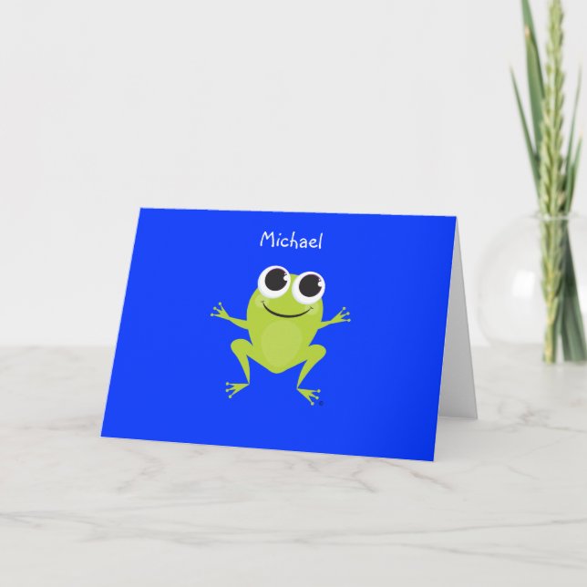 Personalised Best Life FROG Notecard (Front)