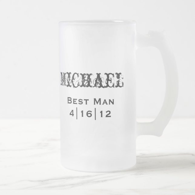 Personalised Best Man Mug (Right)