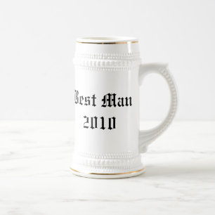 Personalised best man Wedding favour stein