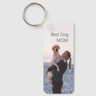Personalised Best Mum Dog Key Ring