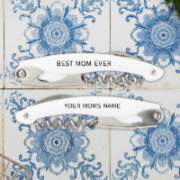 Personalised Best Mum Ever Calligraphy Name
