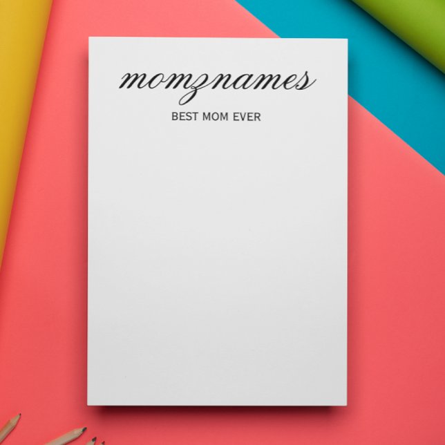 Personalised Best Mum Ever Calligraphy Name Custom Letterhead (Creator Uploaded)