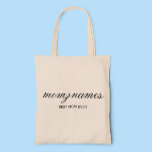 Personalised Best Mum Ever Calligraphy Name Tote Bag<br><div class="desc">Celebrate the special moms in your life with our Personalised Best Mum Ever Calligraphy Name design, perfect for Mother's Day, birthdays, or any occasion to show your love. This elegant and customisable gift is ideal for all moms—whether they’re the world's best mum ever, dog mum, cat mum, or bonus mum!...</div>