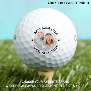 Personalised Best Mum Ever Custom Photo Callaway Golf Balls