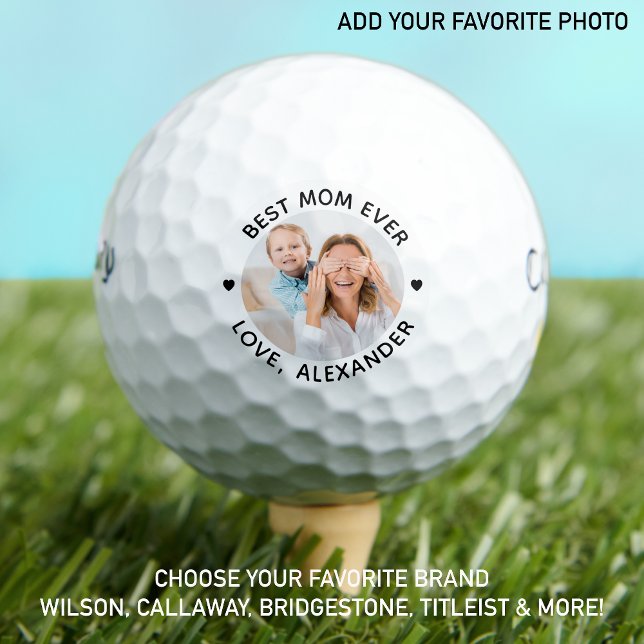Personalised Best Mum Ever Custom Photo Callaway Golf Balls (Creator Uploaded)