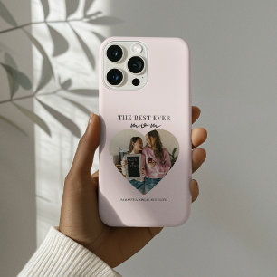 Personalised Best Mum Ever Heart Photo  iPhone 16 Pro Case
