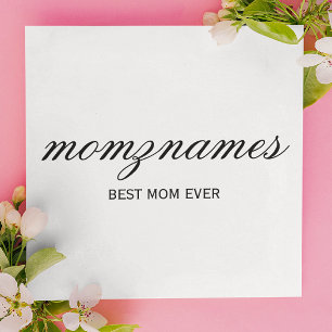 Personalised Best Mum Ever Mothers Day Card