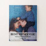 Personalised Best Mum Ever Photo Jigsaw Puzzle<br><div class="desc">Warm her heart as she puts this puzzle together with her child(ren). For the "Best Mum Ever!" Personalised with names and customise with your own heartfelt message.</div>