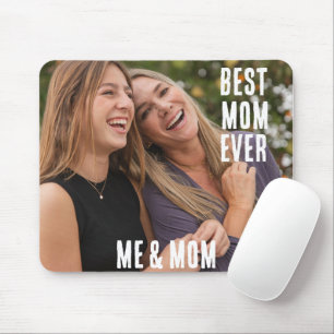 Personalised best mum ever photo mothers day mouse pad
