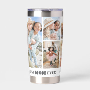 Personalised Best Mum Photo Collage Mother Insulated Tumbler