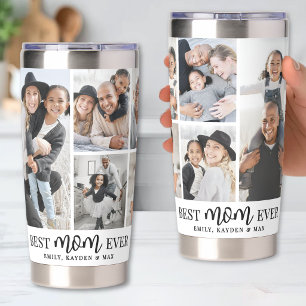 Personalised Best Mum Photo Mother Insulated Tumbler