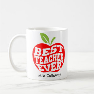 Personalised Best Teacher Ever Coffee Mug