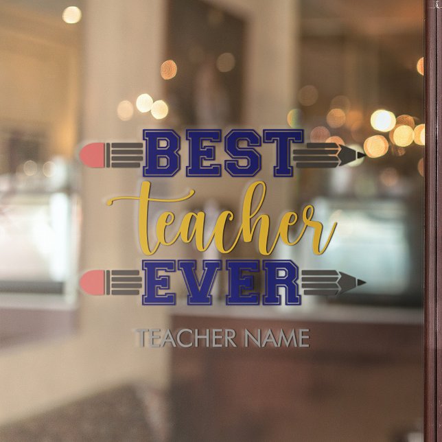 Personalised Best Teacher Ever - Customised Gift (Creator Uploaded)