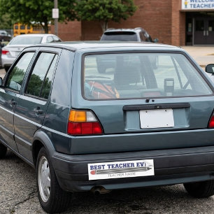 Personalised Best Teacher Ever - Customised Gift Bumper Sticker
