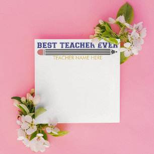 Personalised Best Teacher Ever - Customised Gift Card