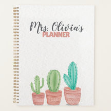 Personalised Best Teacher Planner Gift