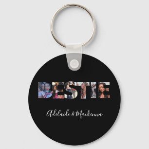 Personalised Bestie BFF Best Friends Photo Collage Key Ring