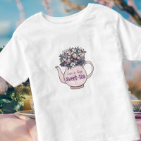 Personalised Bestie Floral Teapot Sweetie