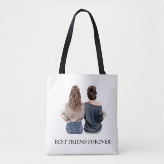 Personalised Bestie Friendship Gift Tote Bag