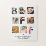 Personalised BFF Gifts Custom Photo Collage Bestie Jigsaw Puzzle<br><div class="desc">Personalised BFF Gifts Custom Photo Collage Bestie</div>
