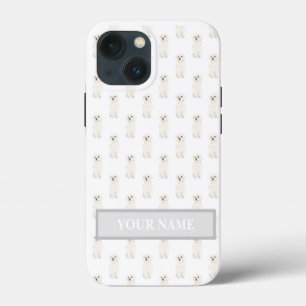 Personalised Bichon Bolognese Havanese Maltese Dog iPhone 13 Mini Case