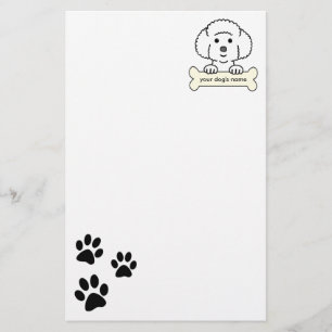 Personalised Bichon Frise Stationery