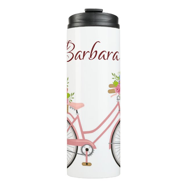 Personalised Bicycle Thermal Tumbler (Front)