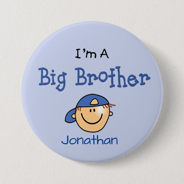 Personalised Big Brother Button (Front)