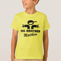 Personalised Big Brother t shirt for boy sibling