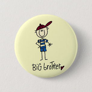 Personalised Big Brother Tshirts and Gifts 6 Cm Round Badge