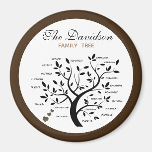 Personalised Big Family Tree (20 names) Magnet