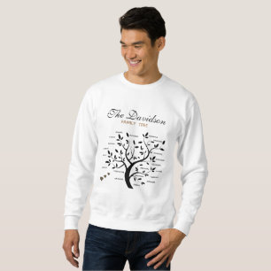 Personalised Big Family Tree (20 names) Sweatshirt