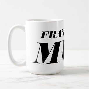 Personalised big giant jumbo XL coffee mug