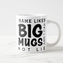 Personalised Big Mug Quote