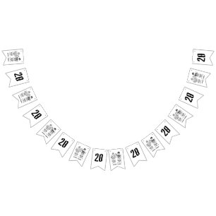 Personalised Biker Couple Wedding Anniversary Bunting