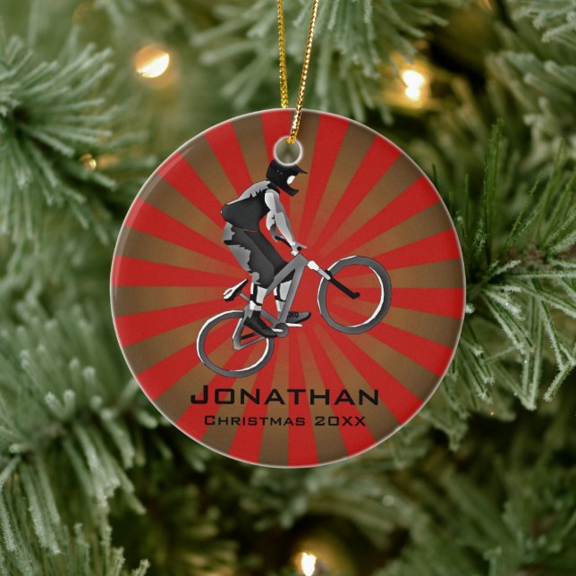 Personalised Biking Ornament (Tree)