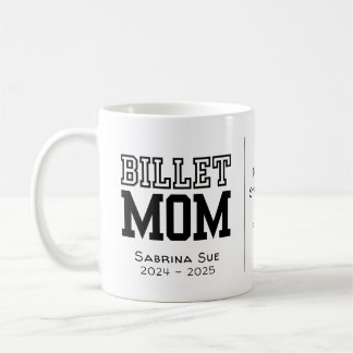 Personalised Billet Mum With Sentimental Quote Coffee Mug