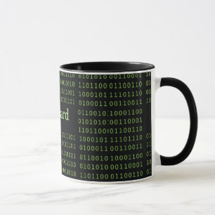 Personalised Binary Code Mug