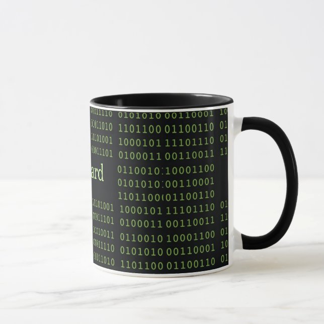 Personalised Binary Code Mug (Right)