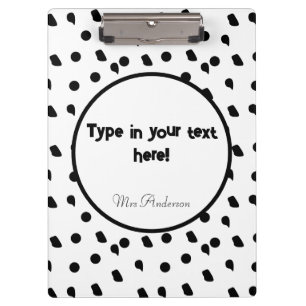 personalised binder,boho binder,modern boho custom clipboard